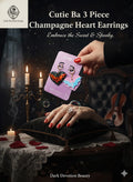 Cutie Bat Heart Earrings
