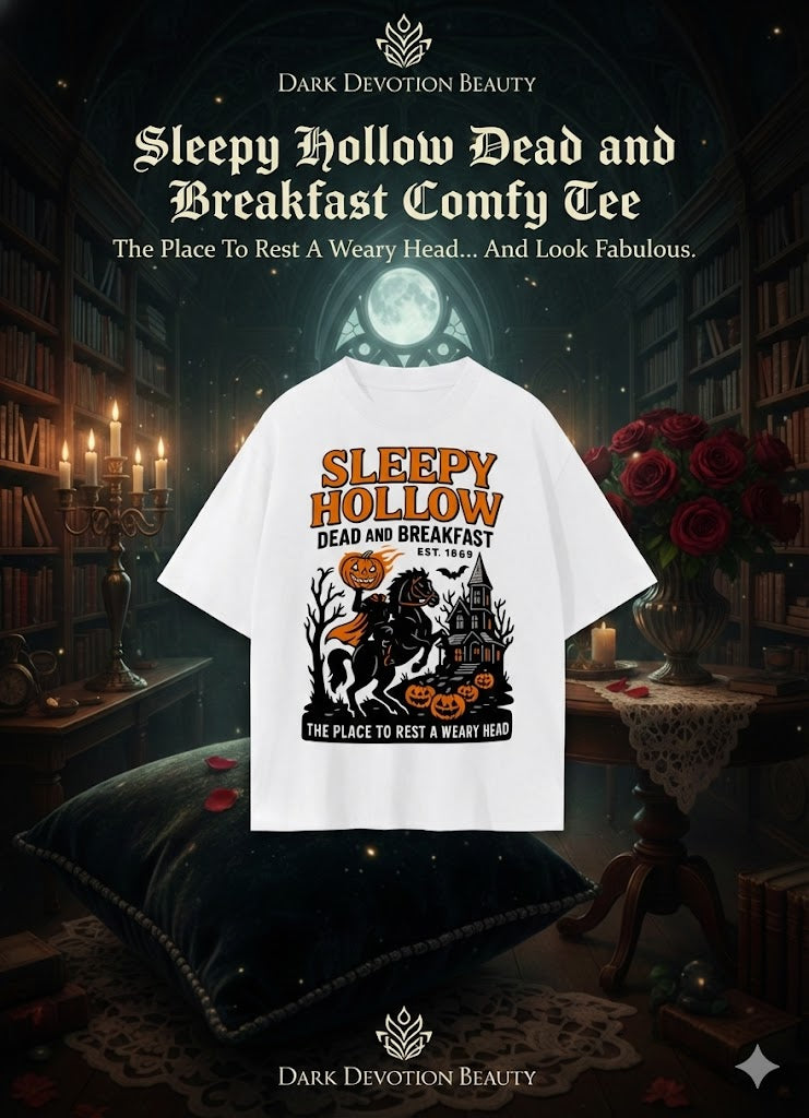 Sleepy Hollow Dead and Breakfast Comfy Tee