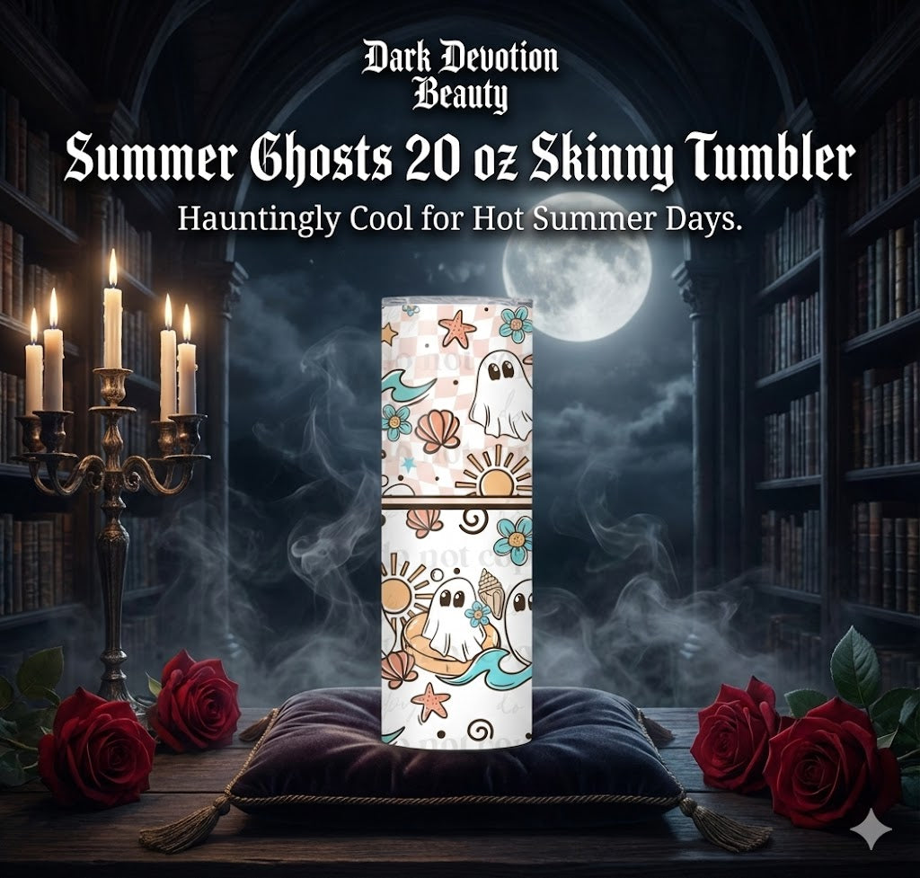 Summer Ghosts 20 oz Skinny Tumbler