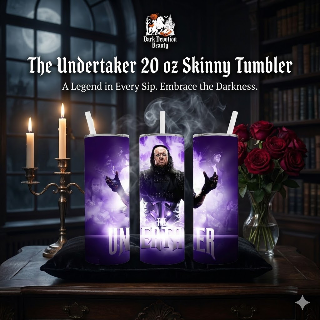 The Undertaker 20 oz Skinny Tumbler