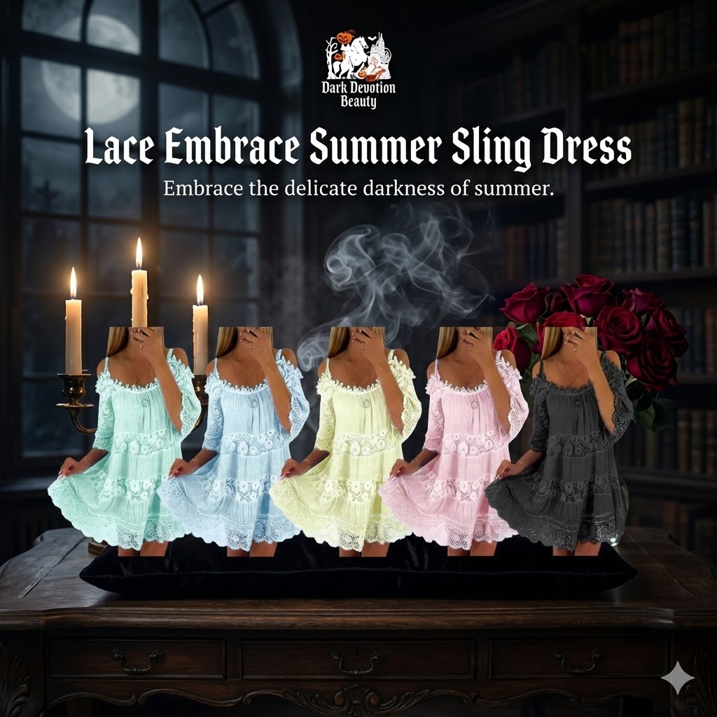 Lace Embrace Summer Sling Dress