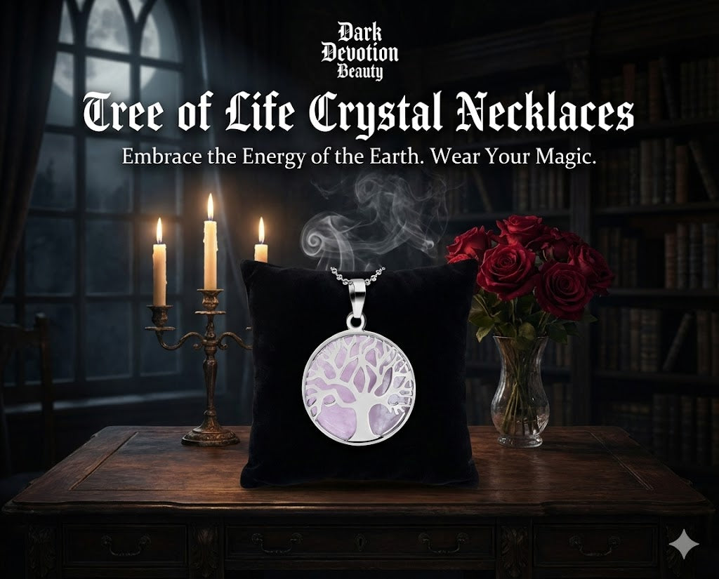 Tree of Life Crystal Necklaces