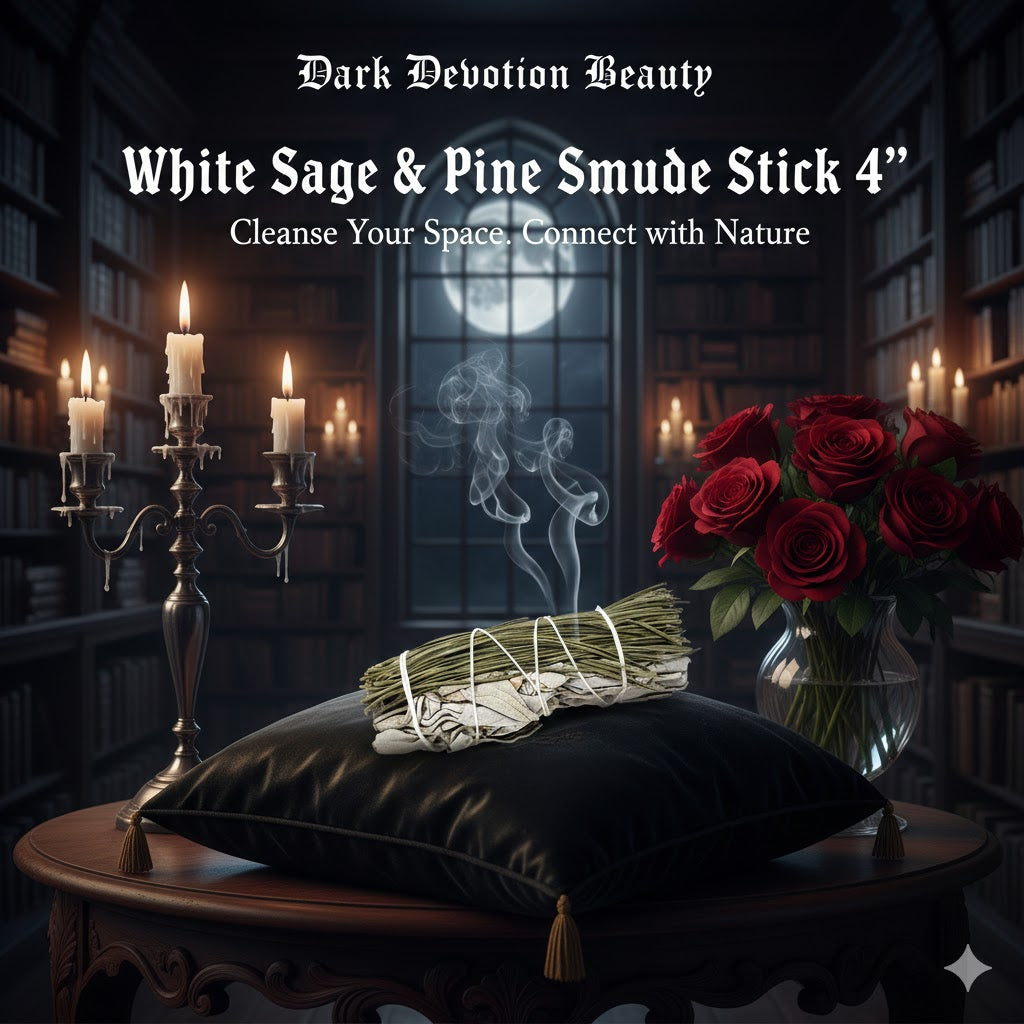 White Sage & Pine Smudge Stick 4"
