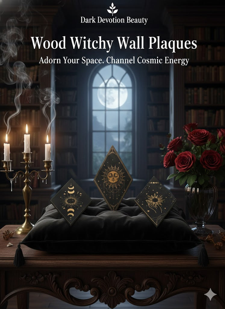 Wood Witchy Wall Plaques