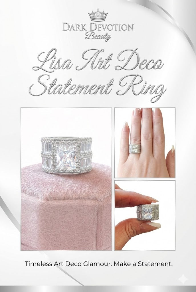 Lisa Art Deco Statement Ring