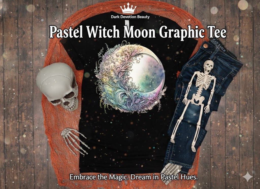 Pastel Witch Moon Graphic Tee