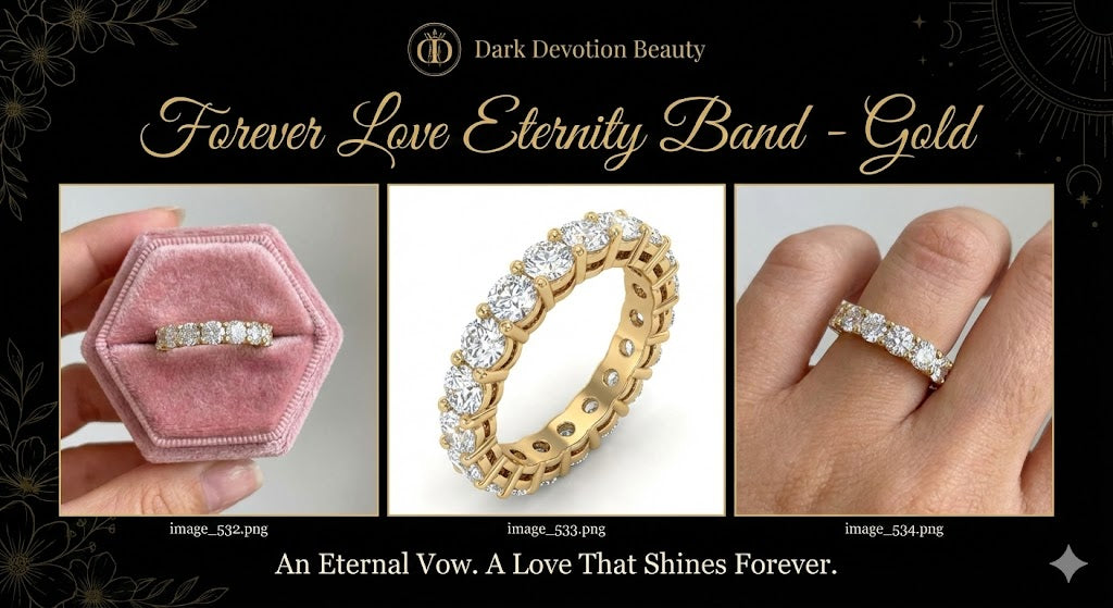 Forever Love Eternity Band- Gold
