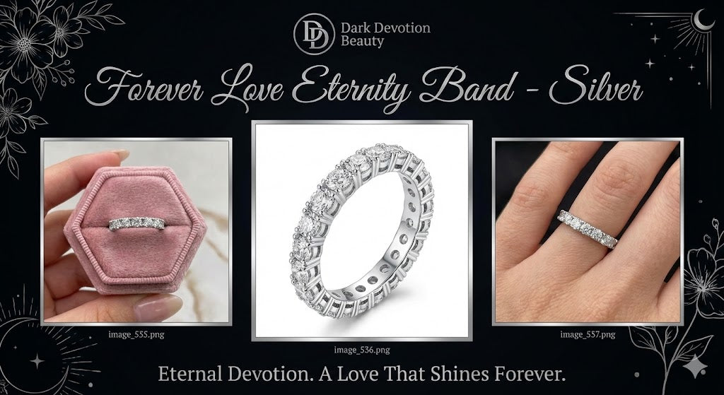 Forever Love Eternity Band- Silver