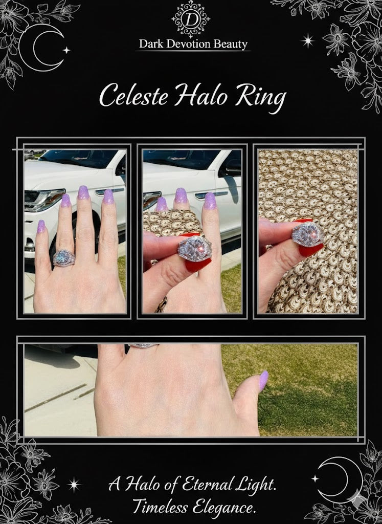 Celeste Halo Ring