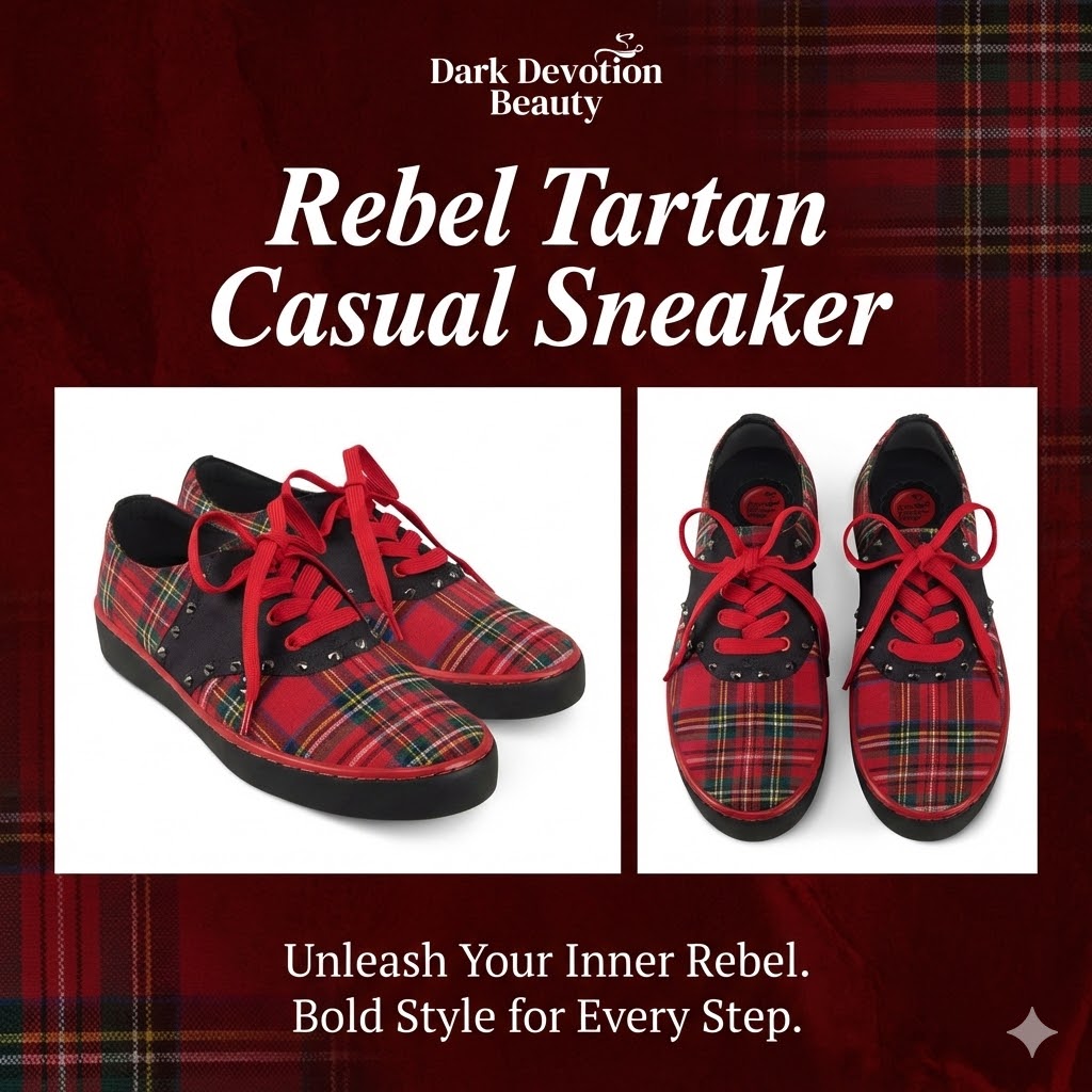 Rebel Tartan Casual Sneaker