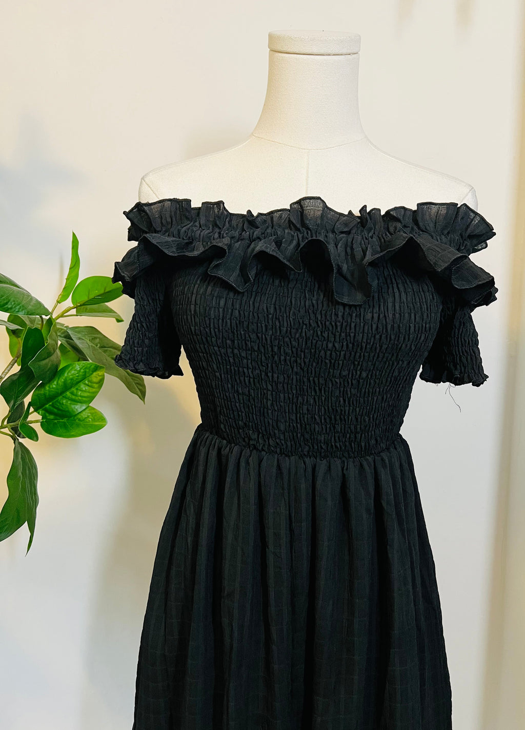 Hilda - Dark Plaid Cottage Dress