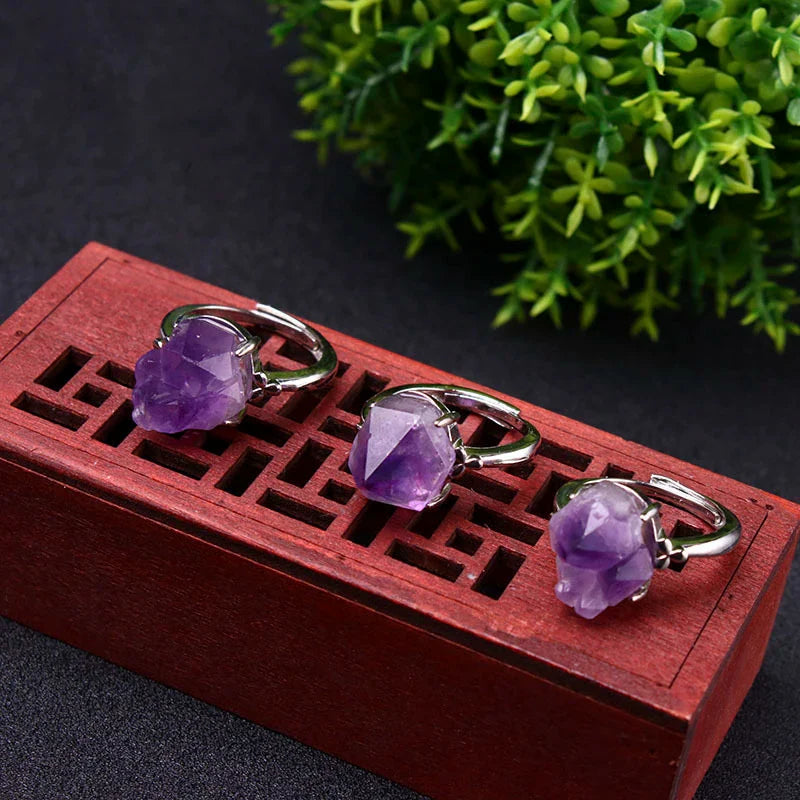 Amethyst Cluster Ring