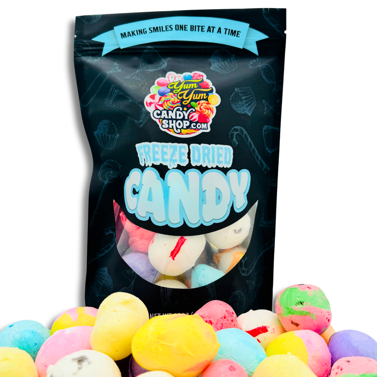 Freeze Dried Salt Water Taffy Mix – Candy Snack | Yum Yum Candy Shop