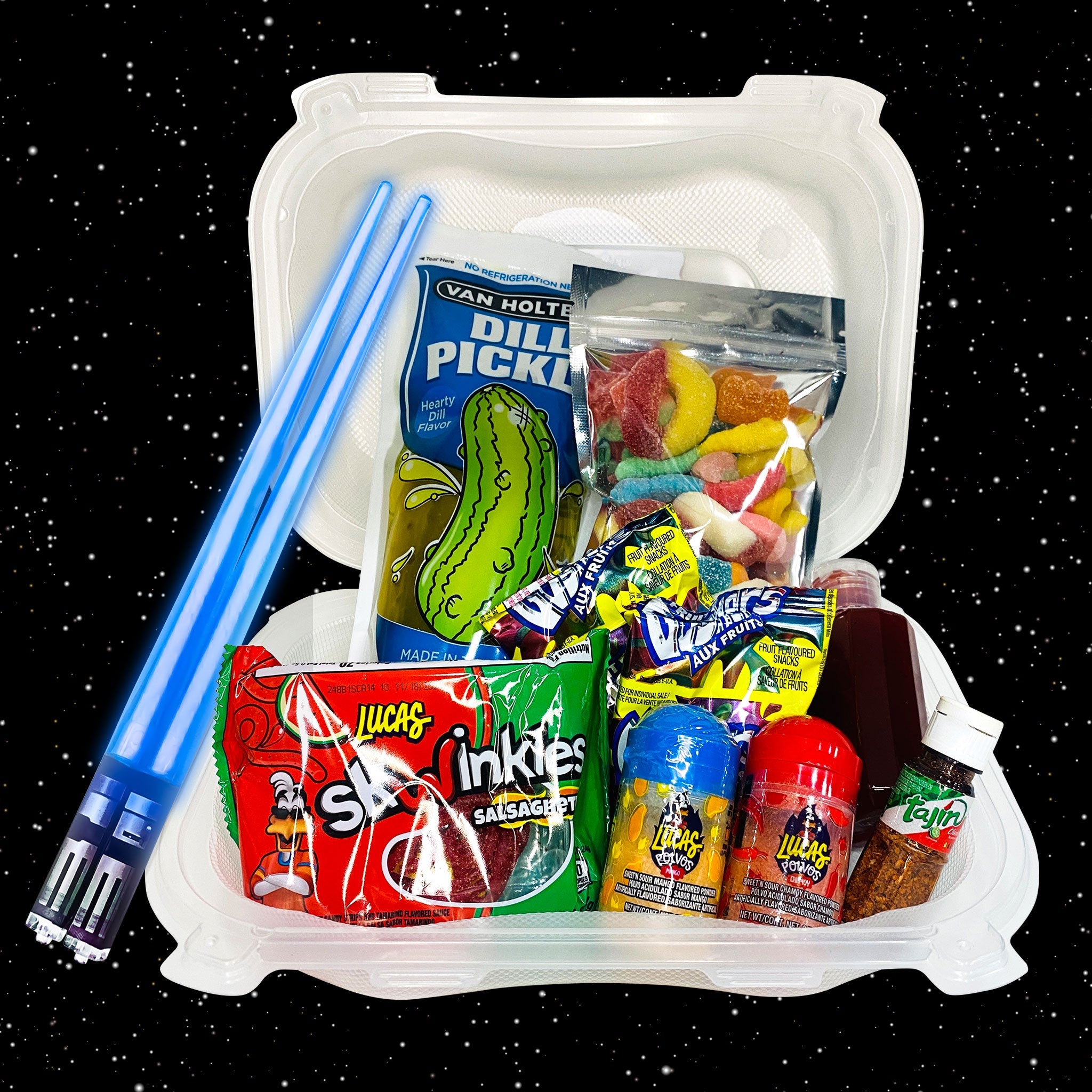 Chamoy Pickle Kit Light Saber Chopstick Edition Pokè Bowl | Yum Yum Candy Shop