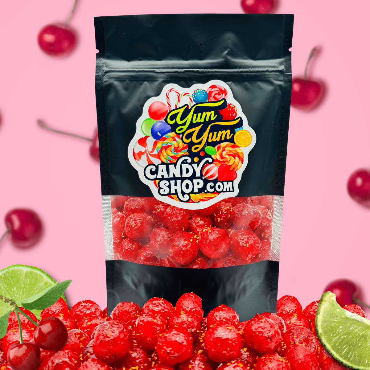 Chamoy Cherry Sours – Sweet, Savory & Tangy Candy | Yum Yum Candy Shop