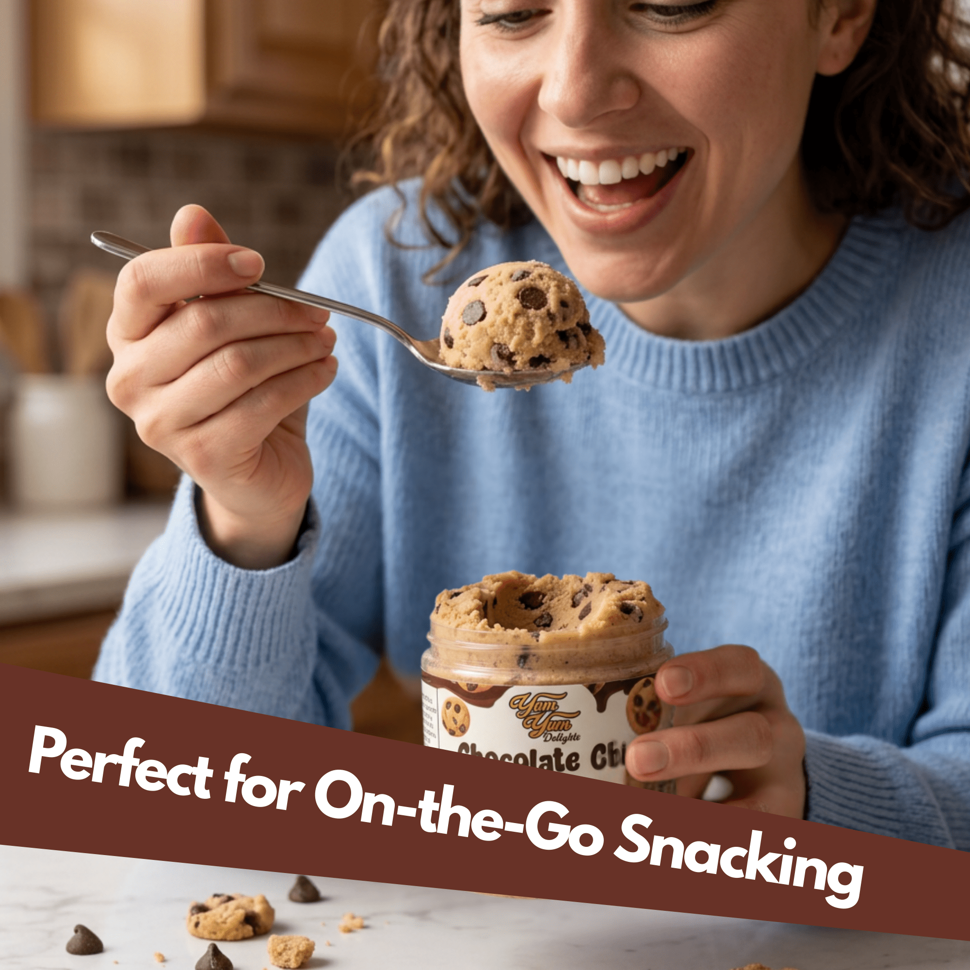 Edible Chocolate Chip Cookie Dough – The Ultimate No-Bake Treat - Yum Yum Delights