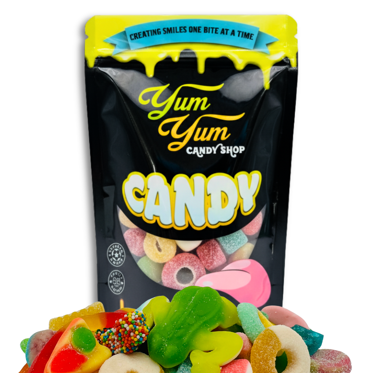 Gluten Free Gummy Candy Mix Sweet & Sour Gummies (Hand-Selected Variety) No Wheat or Gluten