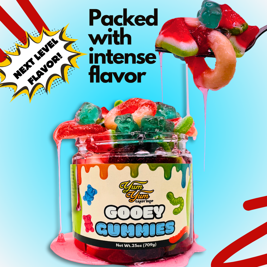 Sweet Gooey Gummies – Blue Raspberry & Watermelon in Sweet Ooze | Candy