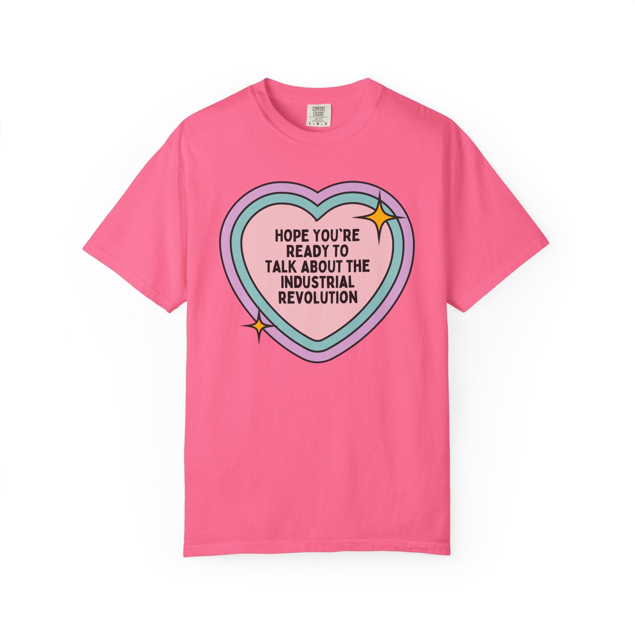 History Lover Tee Shirt for Historian Studying the Industrial Revolution