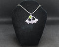 I Want to Believe UFO Alien Necklace Crystal Witch Witchy Jewelry Witchcraft Wicca Wiccan Pagan Metaphysical