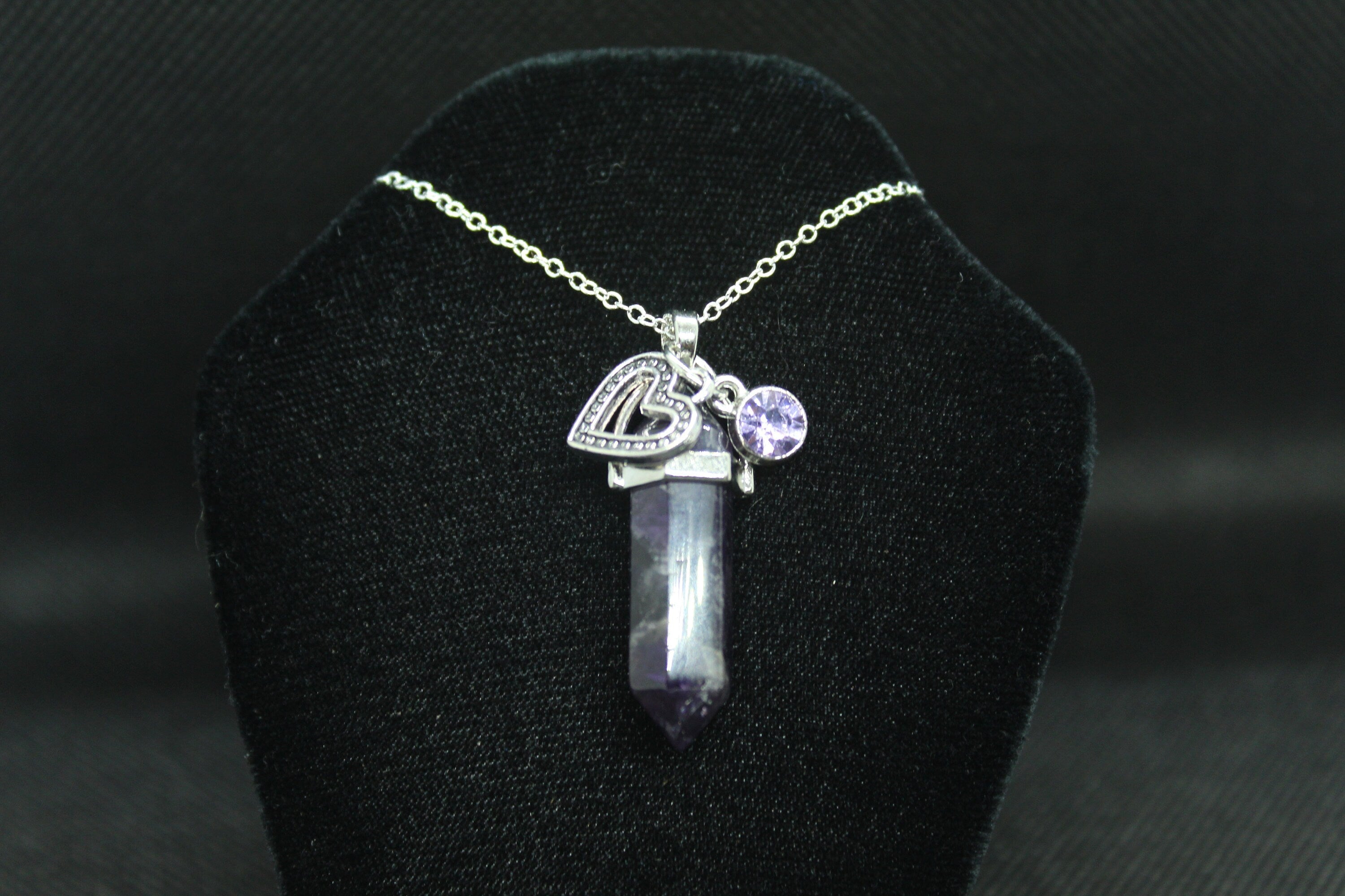 Amethyst Fairy Necklace Crystal Witch Witchy Jewelry Witchcraft Wicca Wiccan Pagan Metaphysical