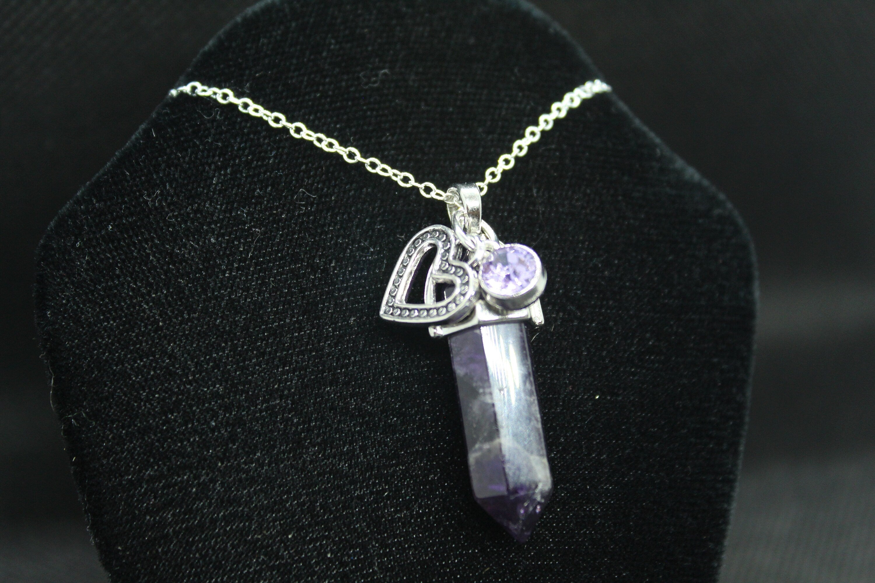 Amethyst Fairy Necklace Crystal Witch Witchy Jewelry Witchcraft Wicca Wiccan Pagan Metaphysical
