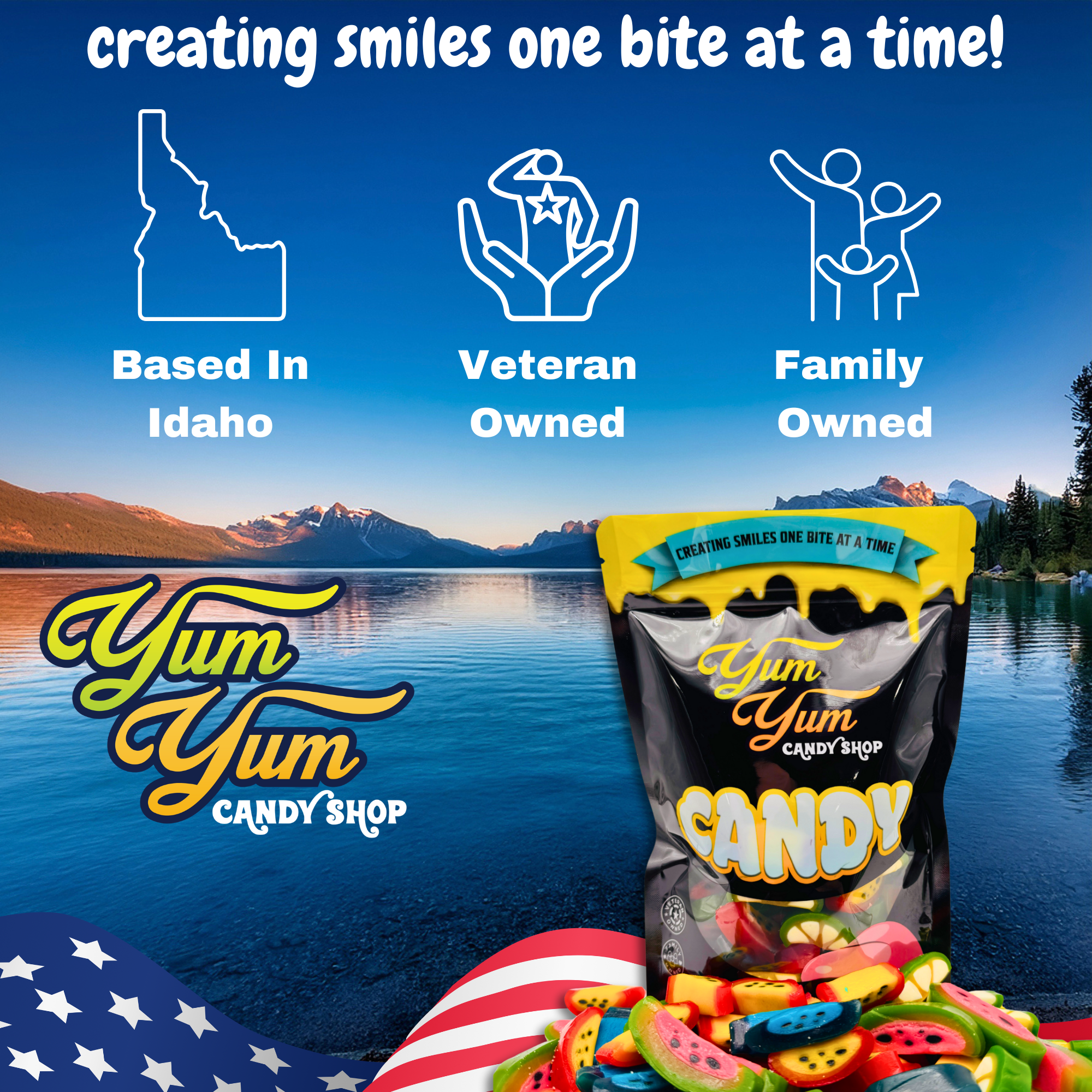 Peelable Fruit Slice Candy Mix – Imported Soft Gummy Candy from Spain | Yum Yum Candy Shop