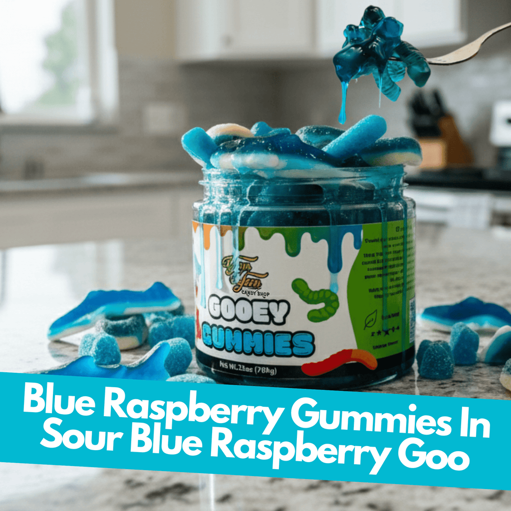 Sour Gooey Gummies – Blue Raspberry, Wild Cherry & Green Apple | Candy