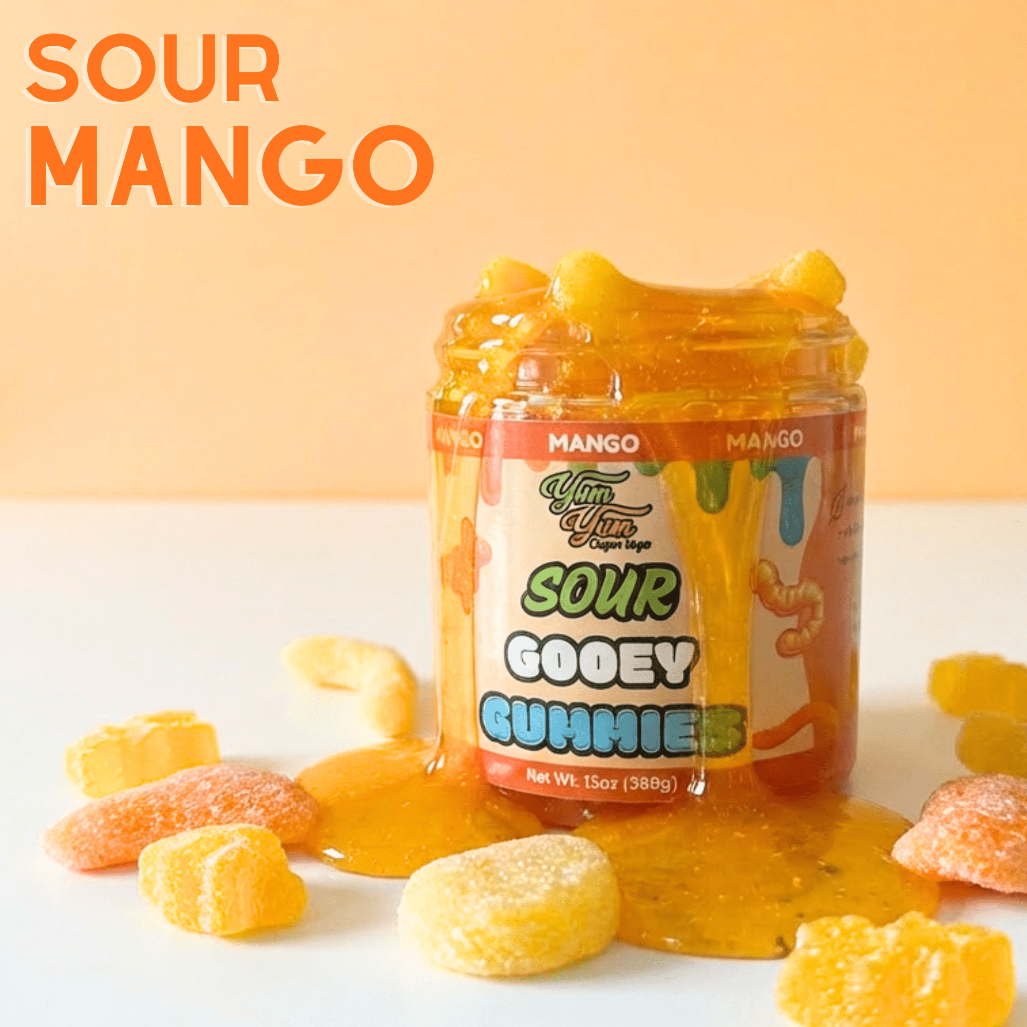 Sour Gooey Gummies – Blue Raspberry, Wild Cherry & Green Apple | Candy
