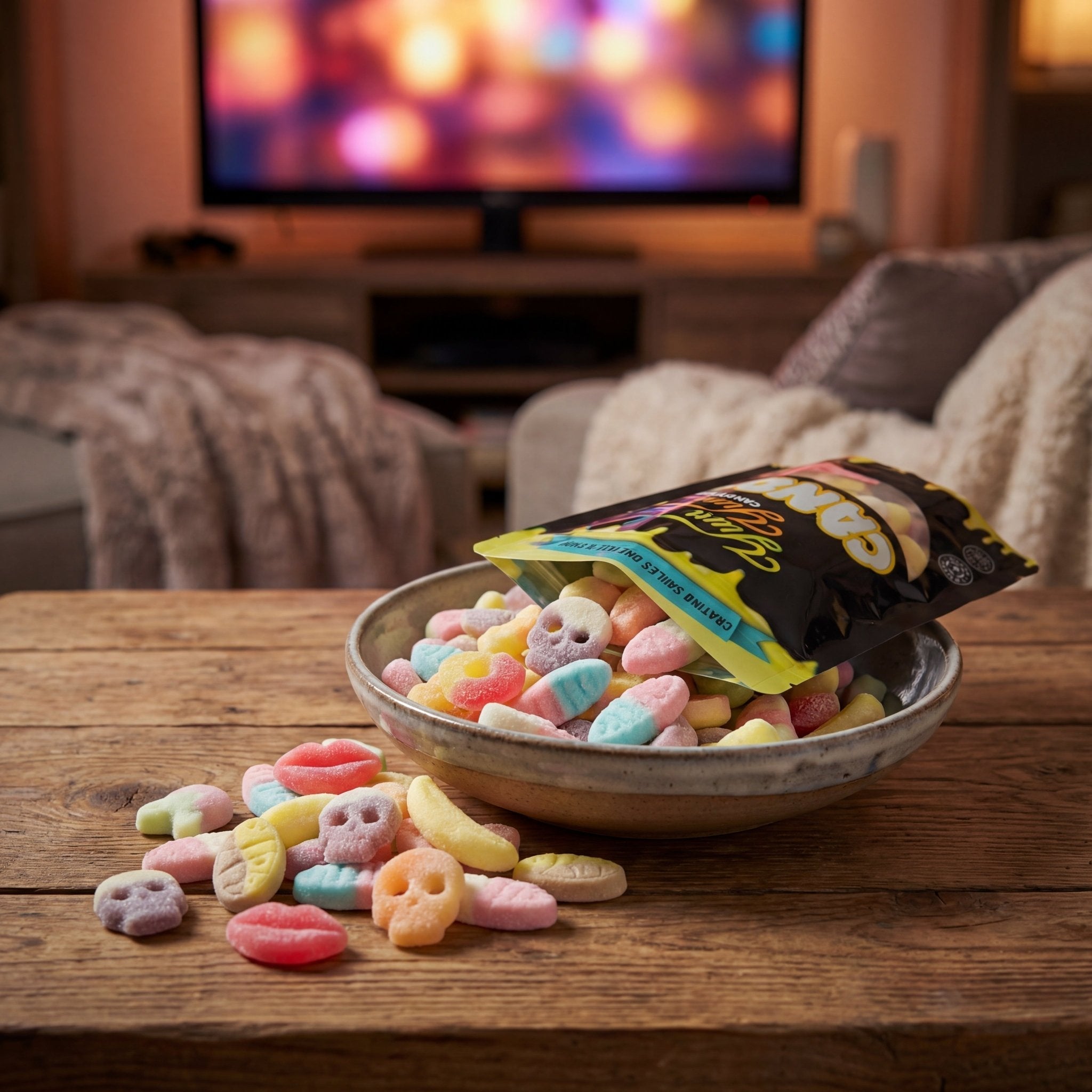 Swedish Style Gummy Candy Mix - Soft Foamy Fruit Flavors, Bubs & Sour Shapes