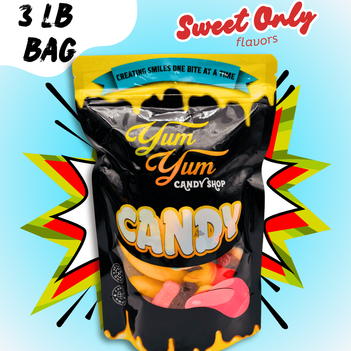 Ultimate Sweet Only Pick N Mix Gummy Candy – Chewy Variety Mix of Gummies | Yum Yum Candy Shop
