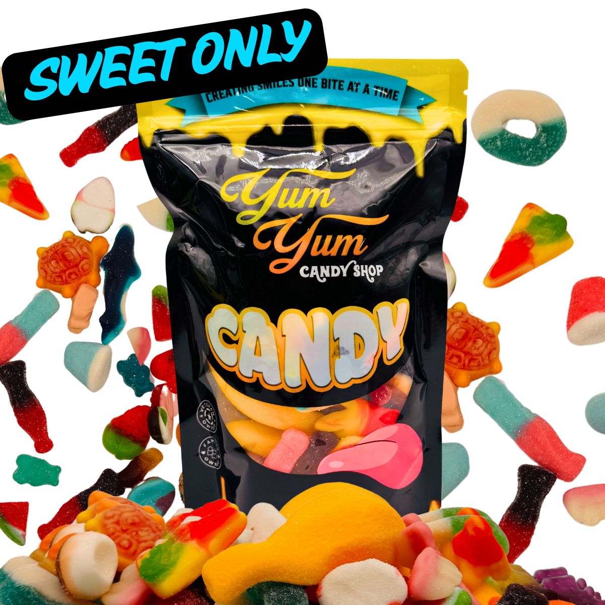 Ultimate Sweet Only Pick N Mix Gummy Candy – Chewy Variety Mix of Gummies | Yum Yum Candy Shop