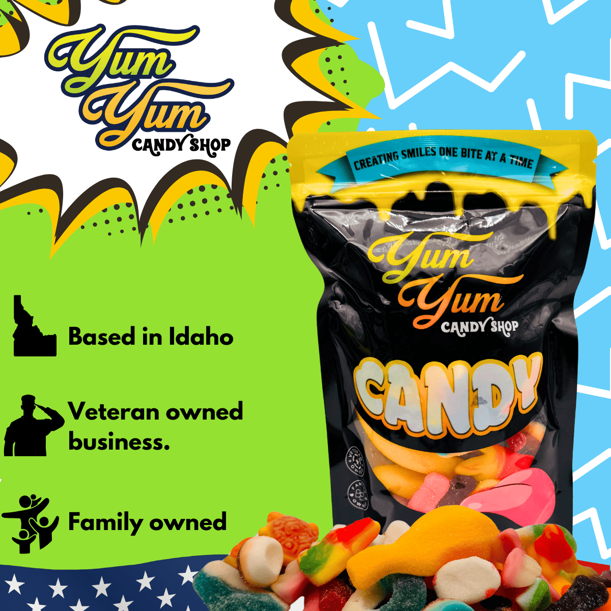 Ultimate Sweet Only Pick N Mix Gummy Candy – Chewy Variety Mix of Gummies | Yum Yum Candy Shop