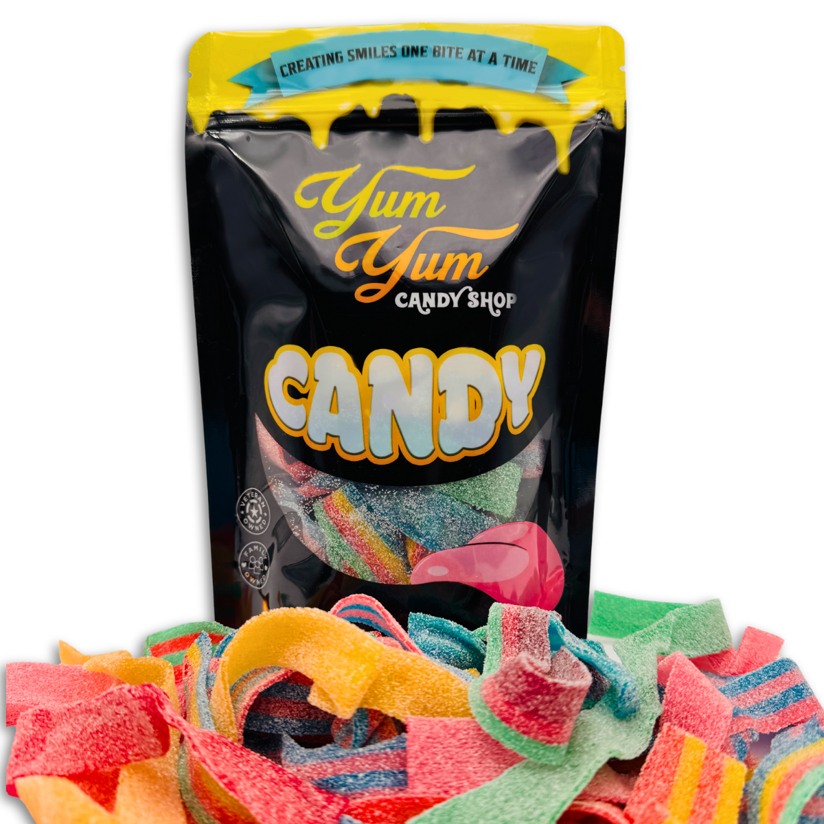 Ultimate Sour Belt Variety Mix – Halal Gummy Candy Belts Flavor Variety Pack | Yum Yum Candy Shop